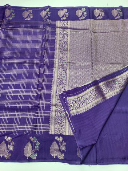 SEMI CREPE SILK SAREE - B S CHANNABASAPPA & SONS