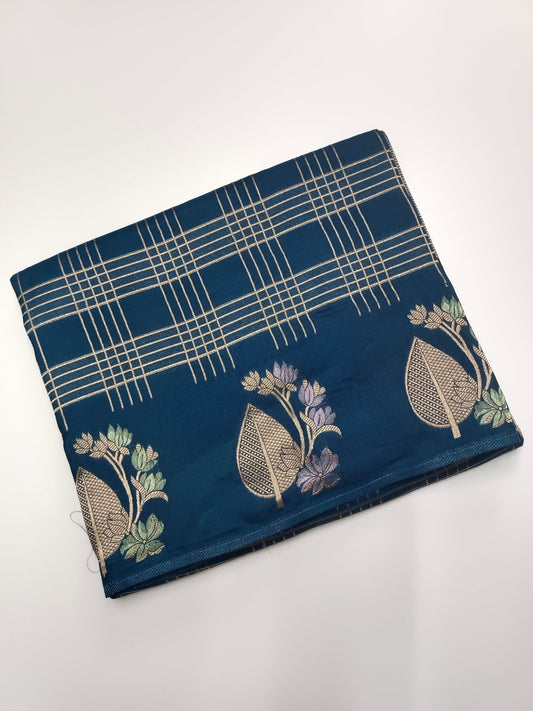 SEMI CREPE SILK SAREE - B S CHANNABASAPPA & SONS