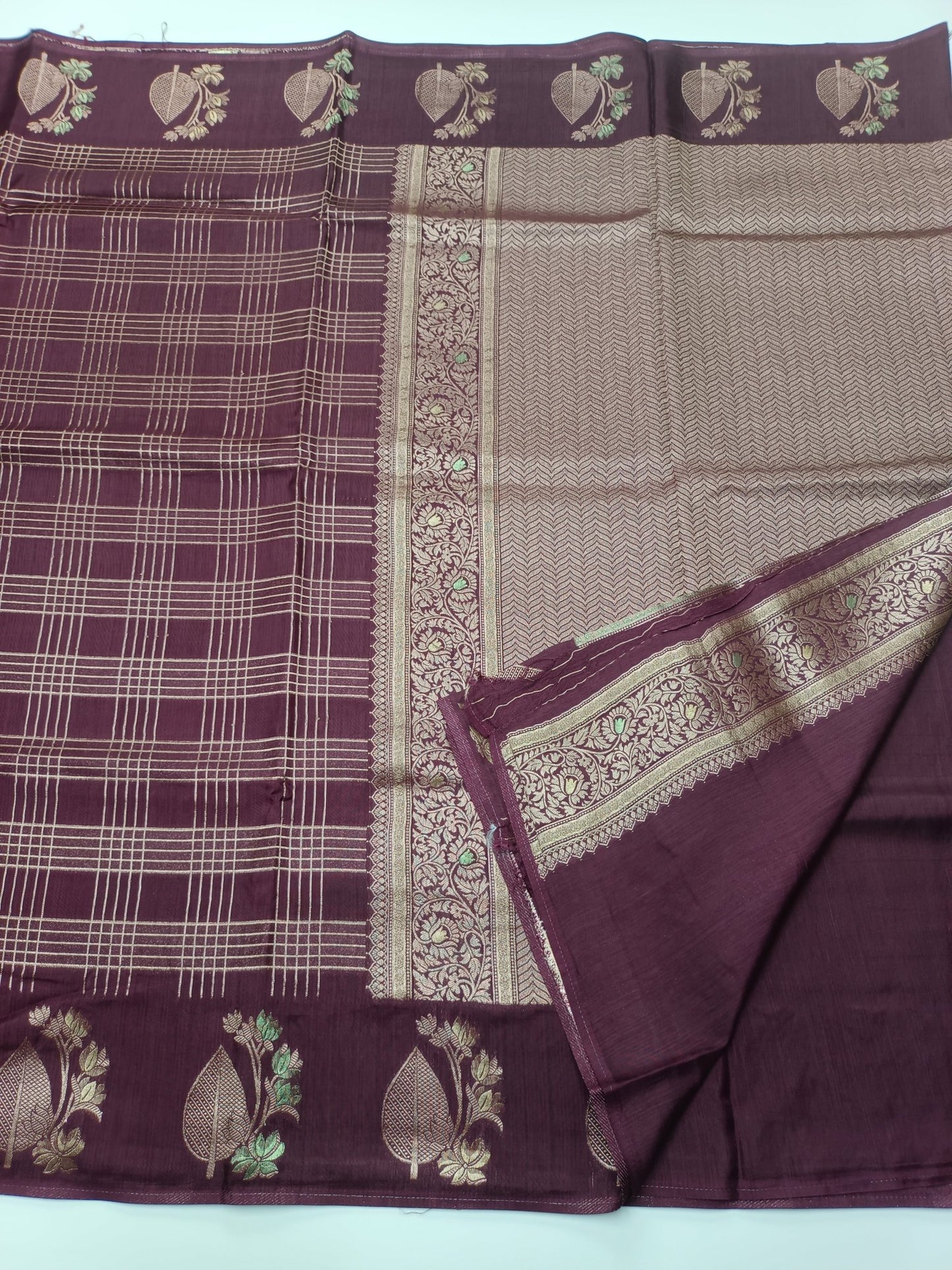 SEMI CREPE SILK SAREE - B S CHANNABASAPPA & SONS