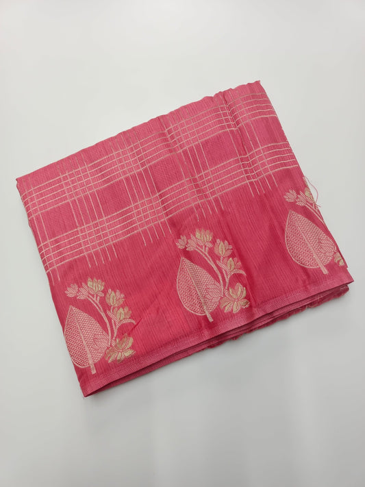 SEMI CREPE SILK SAREE - B S CHANNABASAPPA & SONS