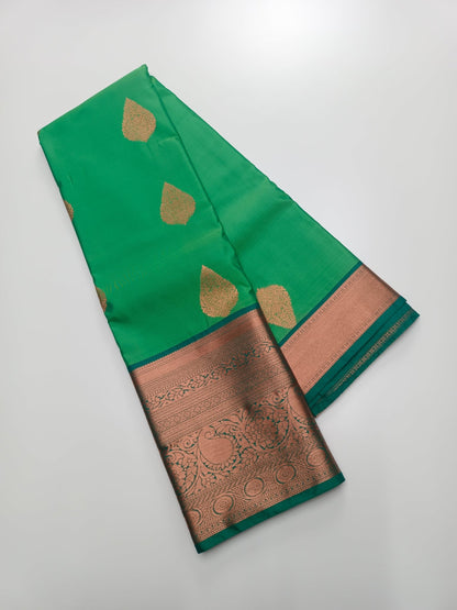 KANCHIPURAM SEMI SILK SAREE - B S CHANNABASAPPA & SONS
