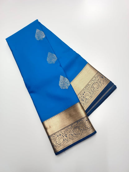 KANCHIPURAM SEMI SILK SAREE - B S CHANNABASAPPA & SONS