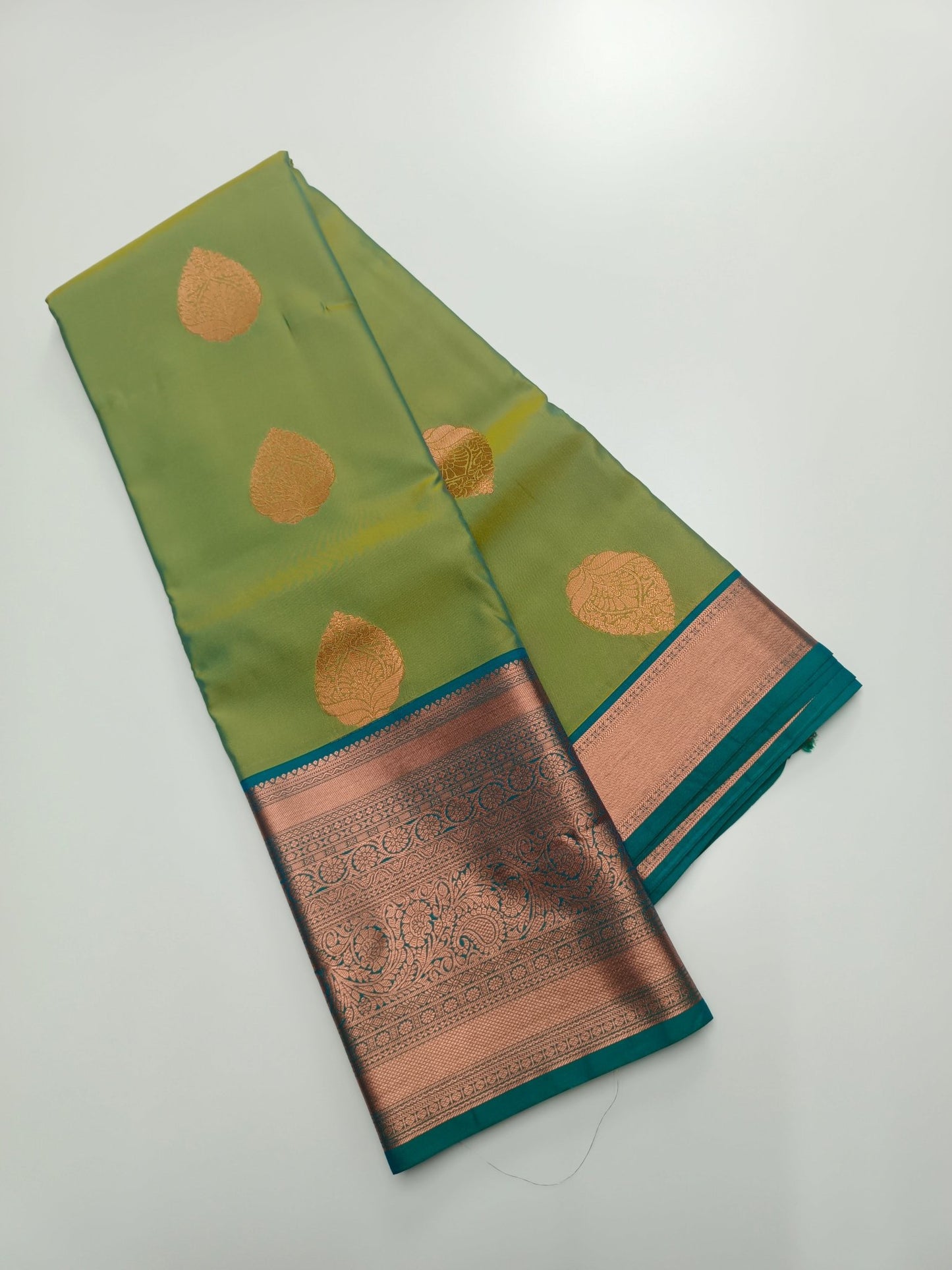 KANCHIPURAM SEMI SILK SAREE - B S CHANNABASAPPA & SONS