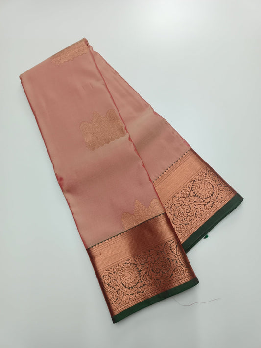 KANCHIPURAM SEMI SILK SAREE - B S CHANNABASAPPA & SONS