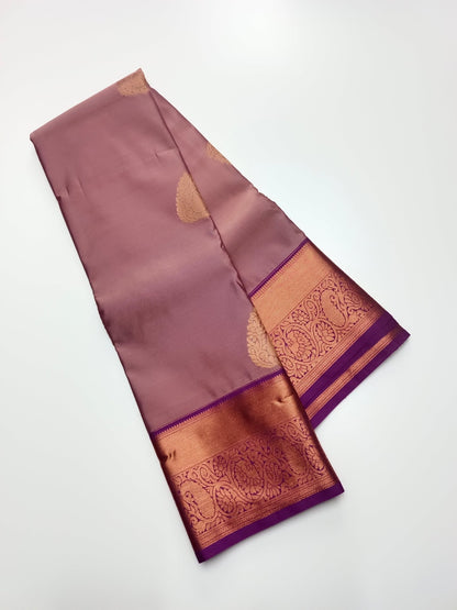 KANCHIPURAM SEMI SILK SAREE - B S CHANNABASAPPA & SONS