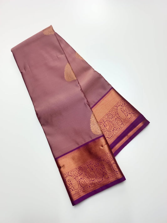 KANCHIPURAM SEMI SILK SAREE - B S CHANNABASAPPA & SONS
