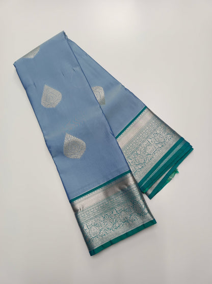 KANCHIPURAM SEMI SILK SAREE - B S CHANNABASAPPA & SONS