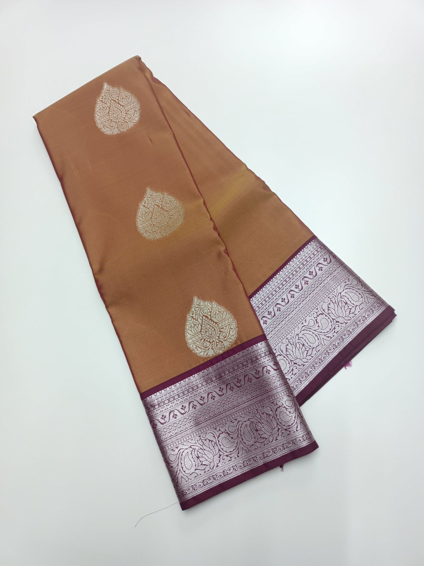 KANCHIPURAM SEMI SILK SAREE - B S CHANNABASAPPA & SONS