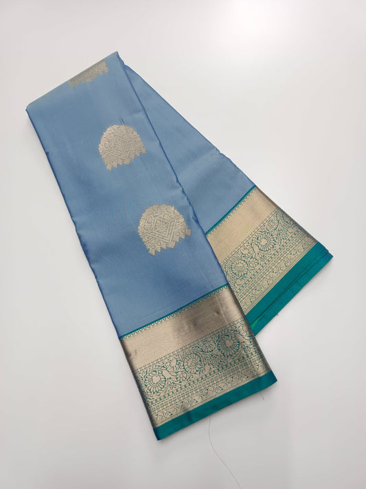 KANCHIPURAM SEMI SILK SAREE - B S CHANNABASAPPA & SONS