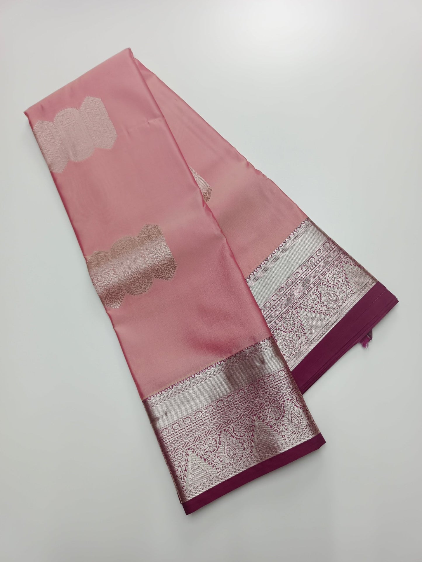 KANCHIPURAM SEMI SILK SAREE - B S CHANNABASAPPA & SONS