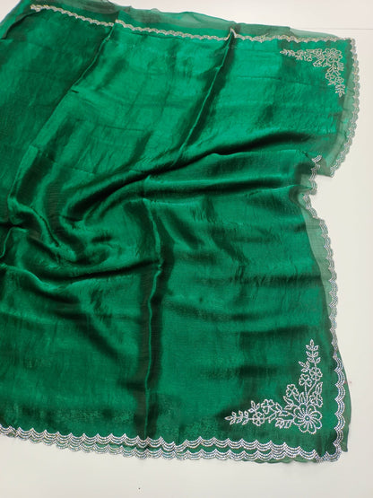 SOFT ZIMMY CHOO FANDY CHIFFON SAREE - B S CHANNABASAPPA & SONS