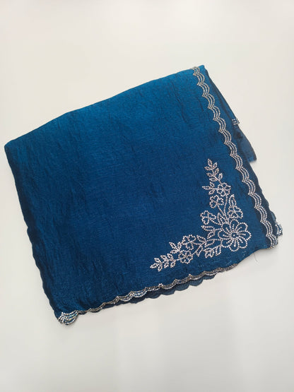 SOFT ZIMMY CHOO FANDY CHIFFON SAREE - B S CHANNABASAPPA & SONS