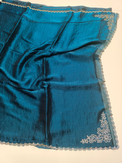 SOFT ZIMMY CHOO FANDY CHIFFON SAREE - B S CHANNABASAPPA & SONS