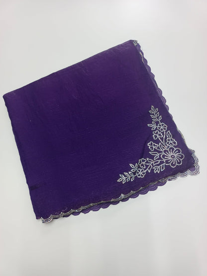SOFT ZIMMY CHOO FANDY CHIFFON SAREE - B S CHANNABASAPPA & SONS