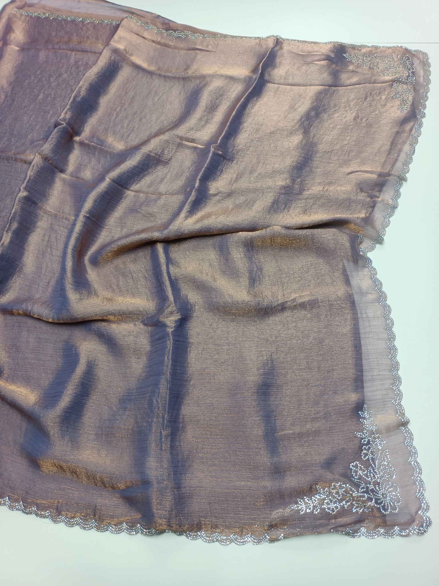 SOFT ZIMMY CHOO FANDY CHIFFON SAREE - B S CHANNABASAPPA & SONS