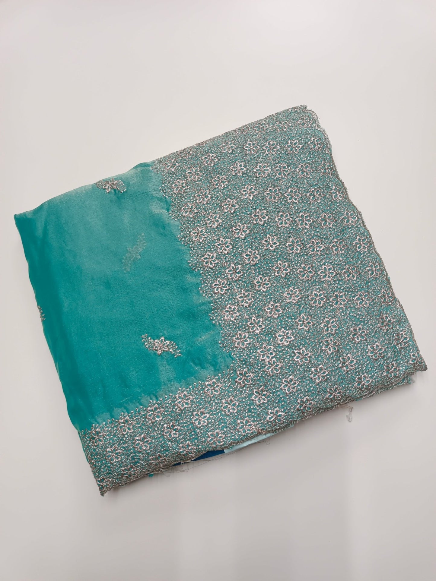FANCY ORGANA CHIFFON SAREE - B S CHANNABASAPPA & SONS