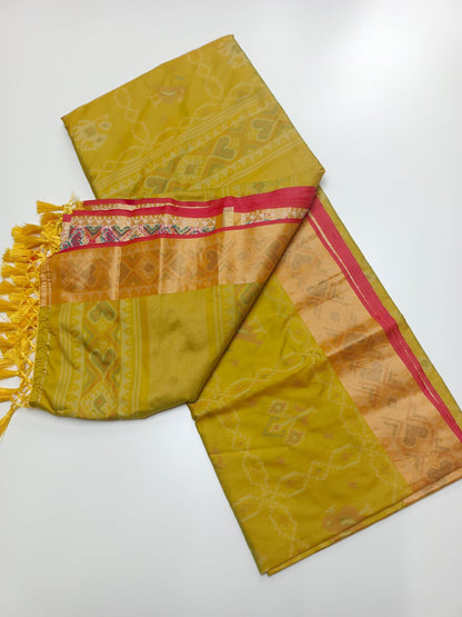 FANCY SOFT SILK SAREE (SPECIAL 20 % DISCOUNT) - B S CHANNABASAPPA & SONS