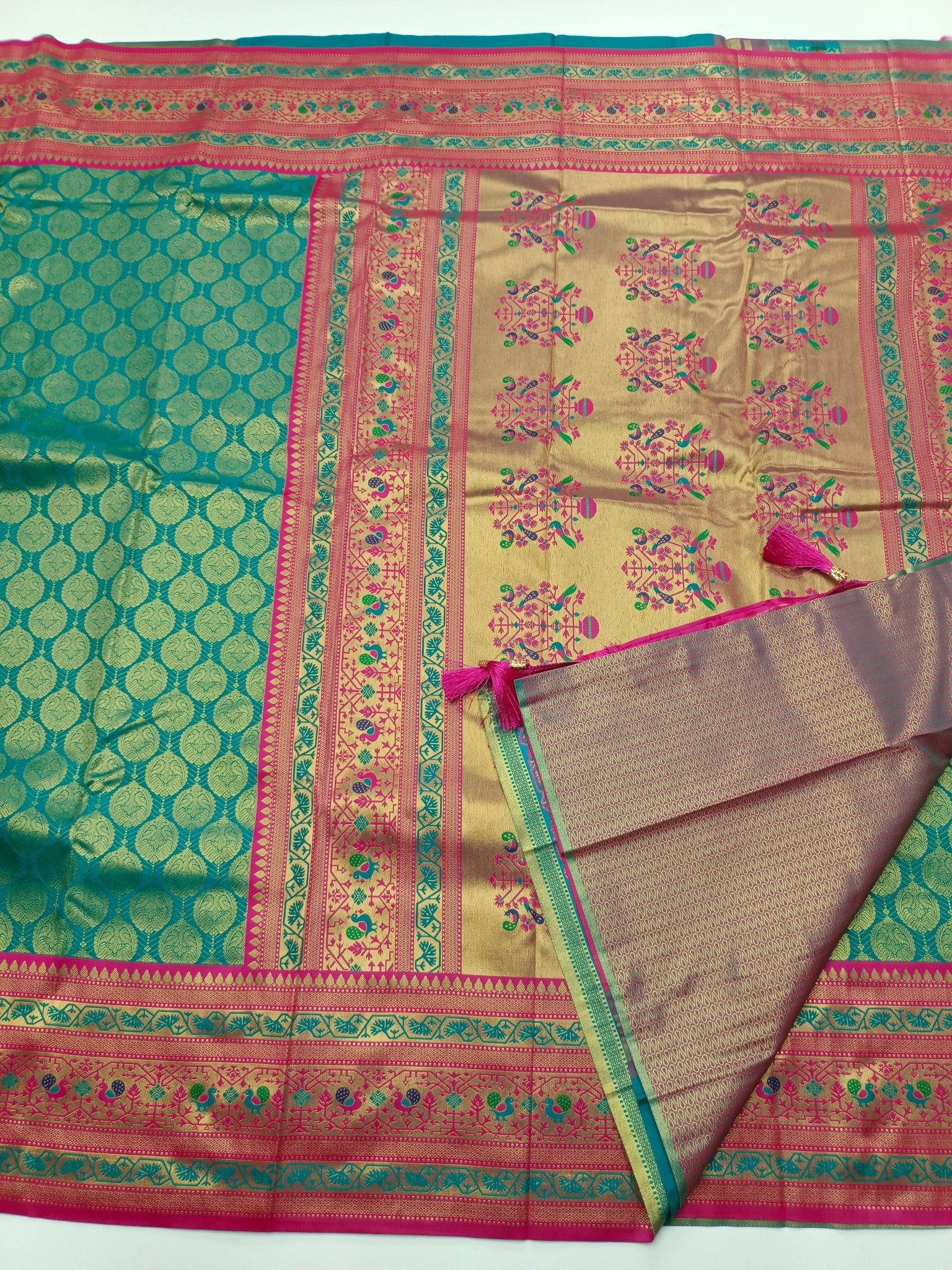 FANCY BROCADE SAREE (SPECIAL 20 % DISCOUNT) - B S CHANNABASAPPA & SONS
