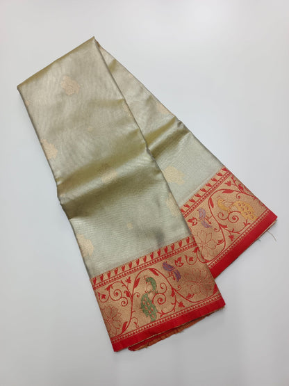 FANCY TISSUE SILK SAREE (SPECIAL 20 % DISCOUNT) - B S CHANNABASAPPA & SONS