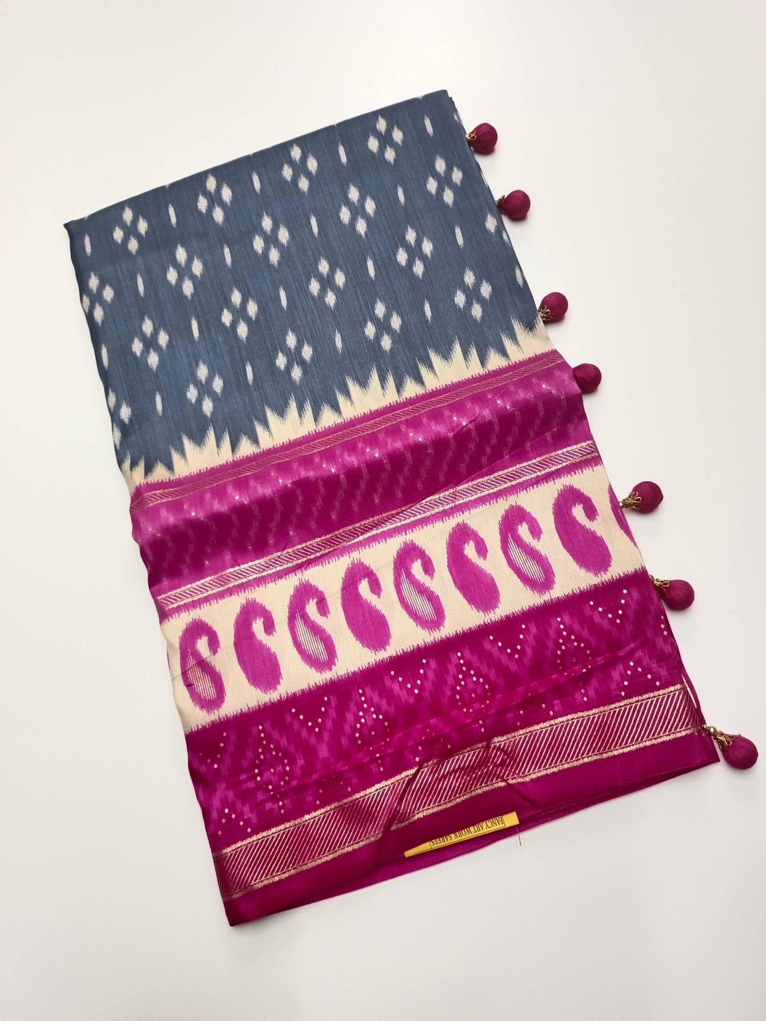 FANCY PATOLA DOLA SILK SAREE - B S CHANNABASAPPA & SONS