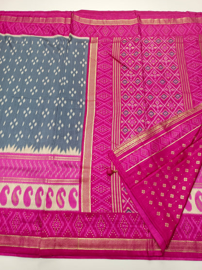 FANCY PATOLA DOLA SILK SAREE - B S CHANNABASAPPA & SONS