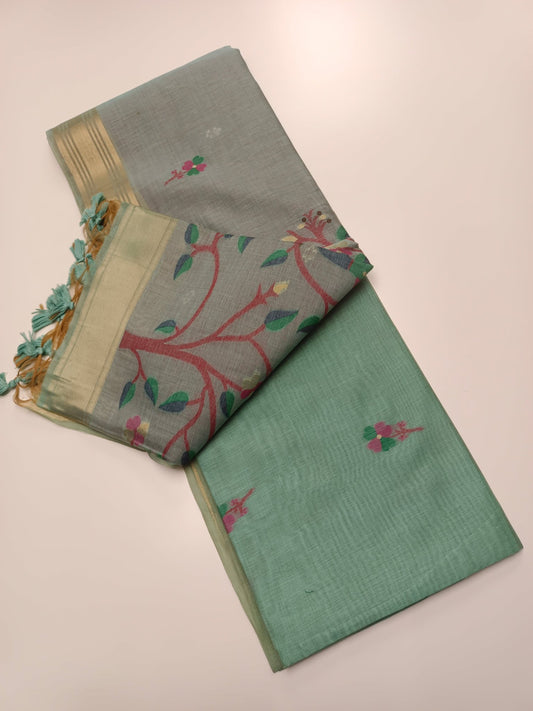 FANCY JAMDANI SAREE (SPECIAL 20 % DISCOUNT) - B S CHANNABASAPPA & SONS