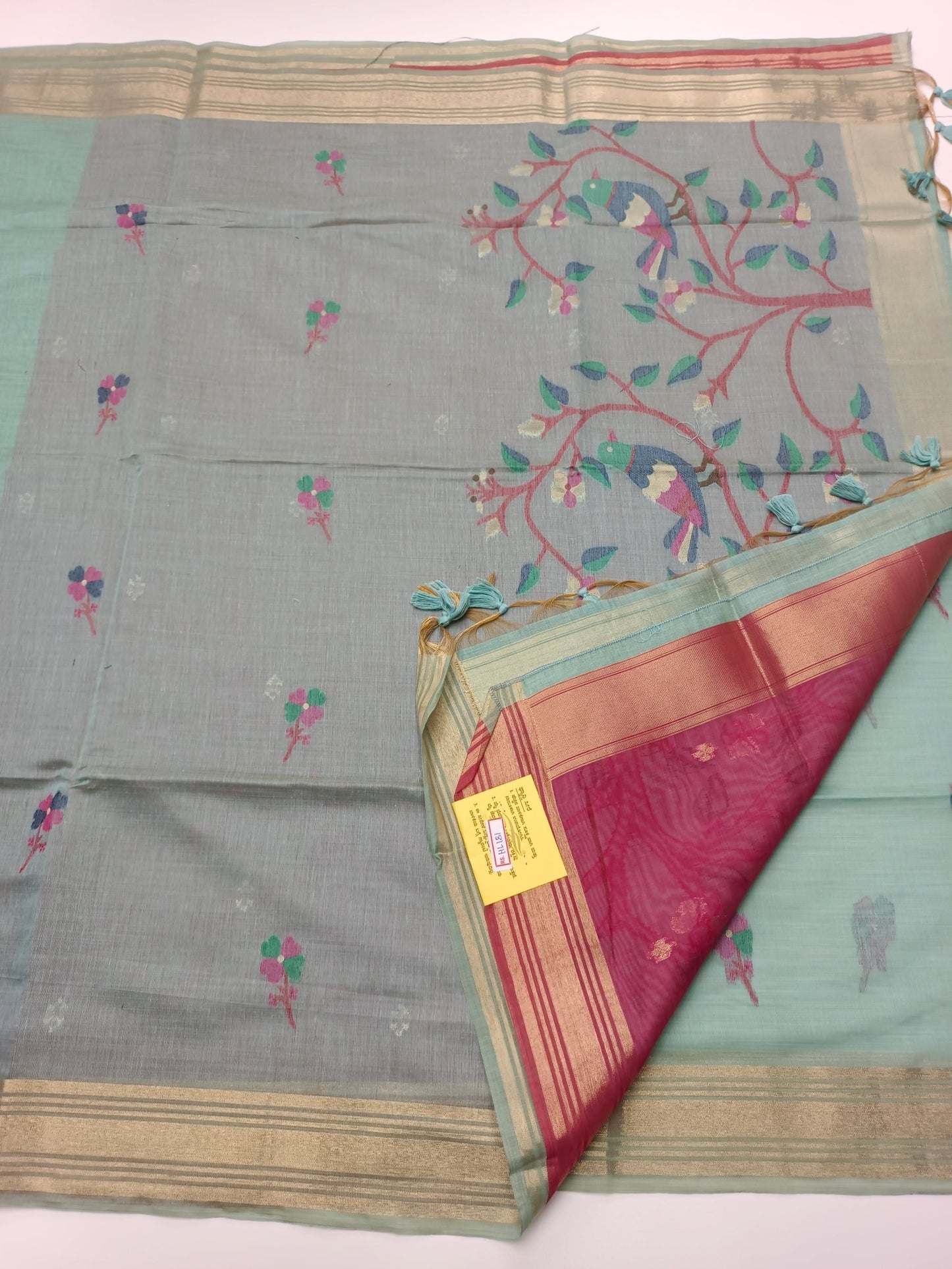 FANCY JAMDANI SAREE (SPECIAL 20 % DISCOUNT) - B S CHANNABASAPPA & SONS
