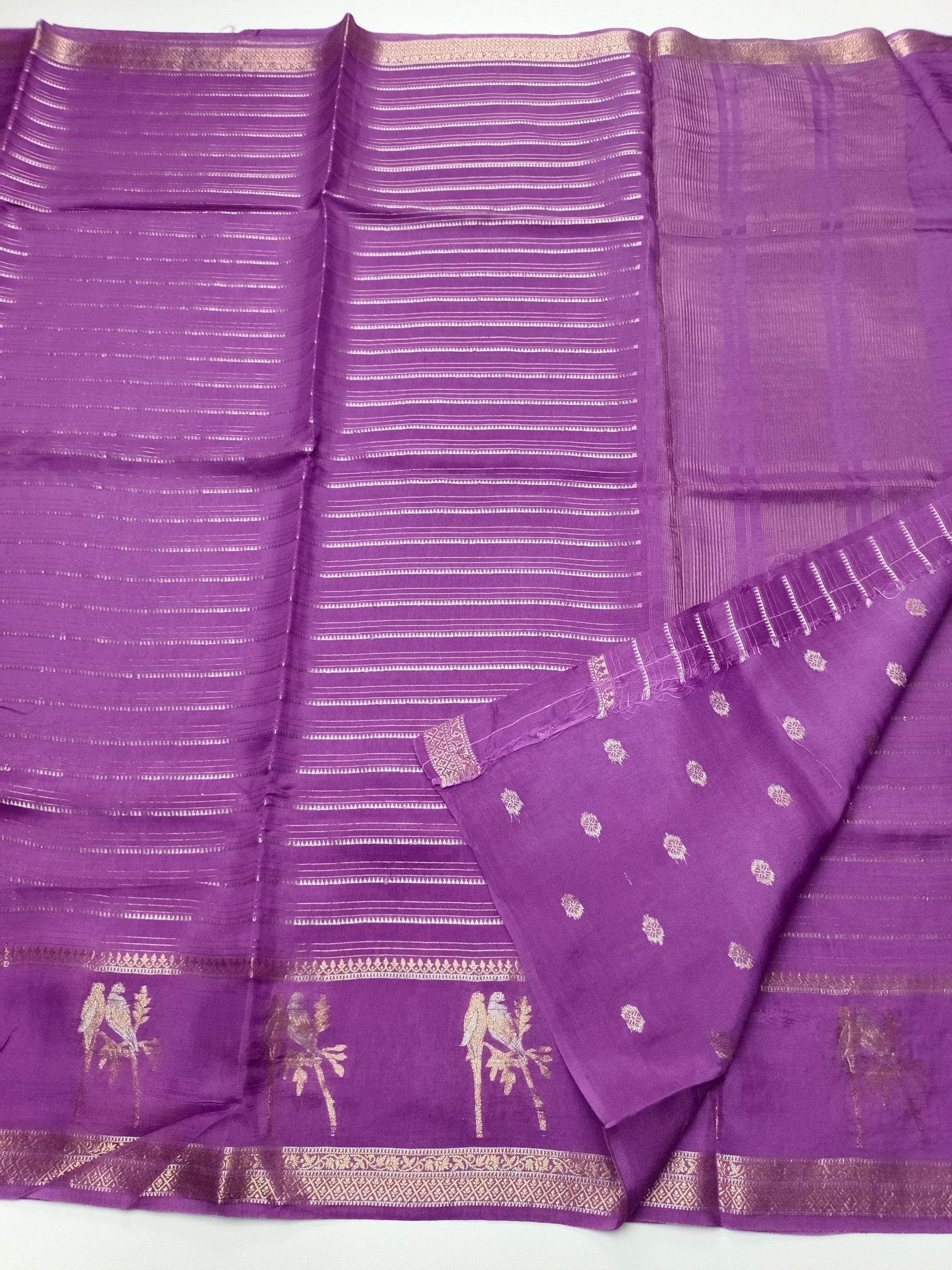SEMI CREPE SILK SAREE (SPECIAL 20 % DISCOUNT) - B S CHANNABASAPPA & SONS