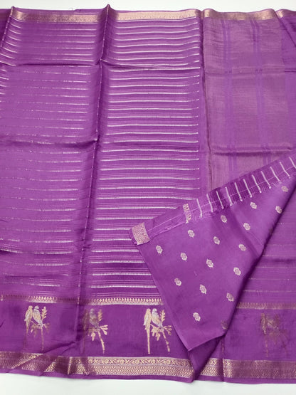 SEMI CREPE SILK SAREE (SPECIAL 20 % DISCOUNT) - B S CHANNABASAPPA & SONS