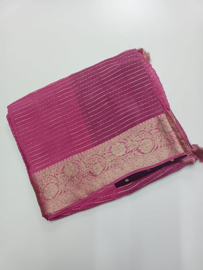 SEMI CREPE SILK SAREE (SPECIAL 20 % DISCOUNT) - B S CHANNABASAPPA & SONS