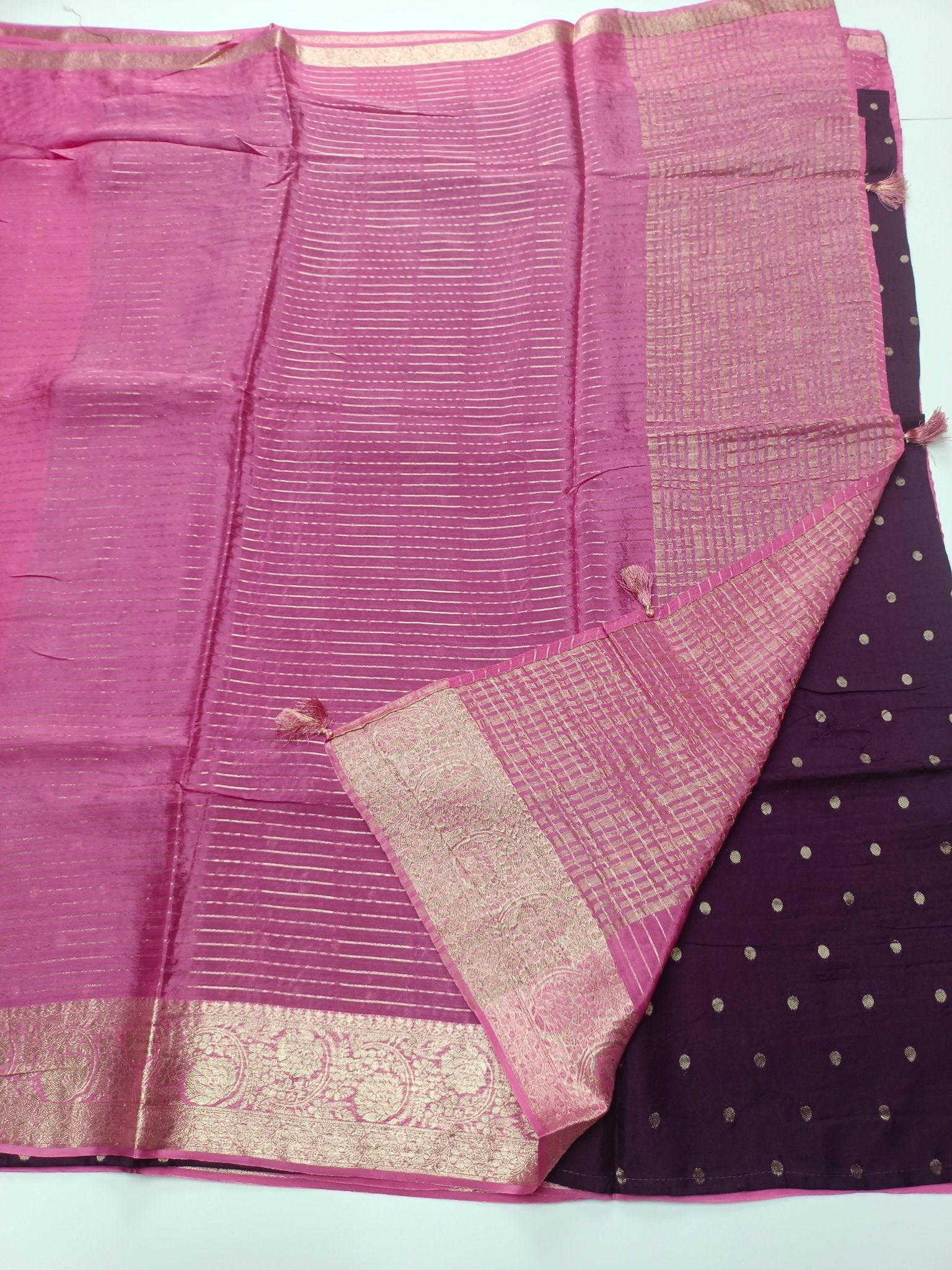 SEMI CREPE SILK SAREE (SPECIAL 20 % DISCOUNT) - B S CHANNABASAPPA & SONS