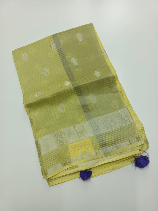 SEMI CREPE SILK SAREE (SPECIAL 20 % DISCOUNT) - B S CHANNABASAPPA & SONS