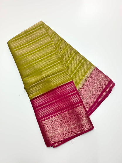 SEMI CREPE SILK SAREE (SPECIAL 20% DISCOUNT) - B S CHANNABASAPPA & SONS