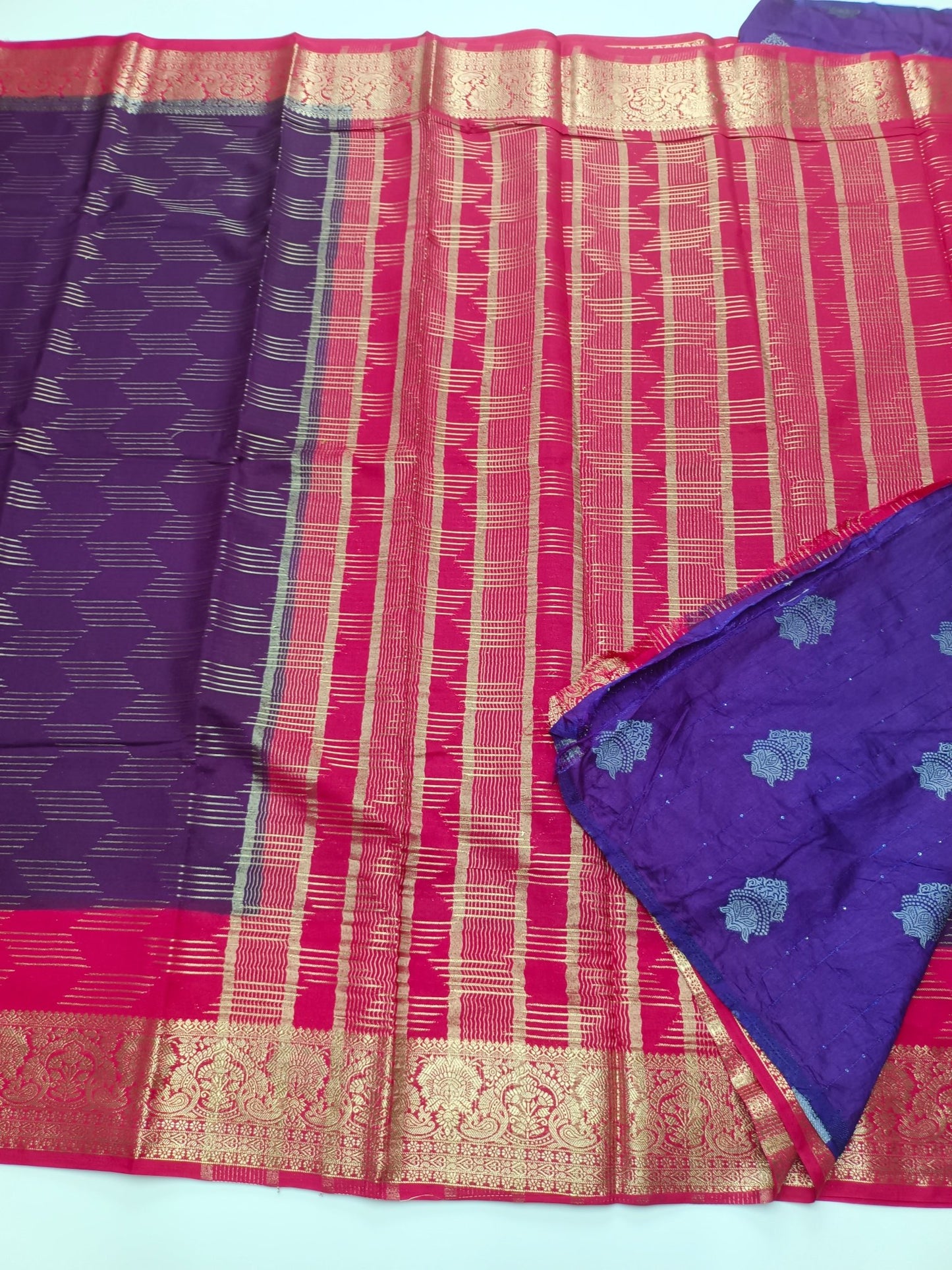 SEMI CREPE SILK SAREE (SPECIAL 20% DISCOUNT) - B S CHANNABASAPPA & SONS