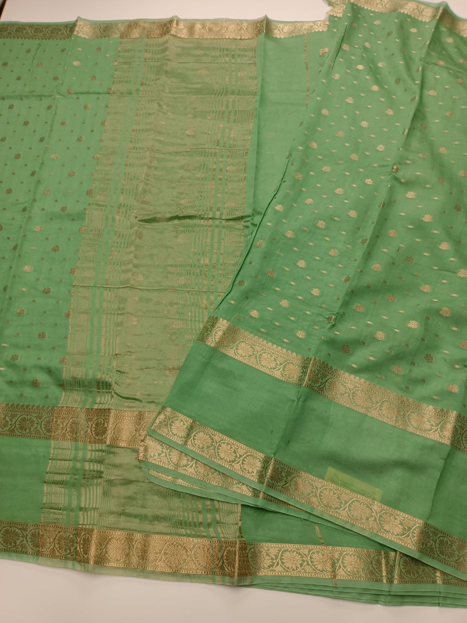 SEMI CREPE SILK SAREE (SPECIAL 20% DISCOUNT) - B S CHANNABASAPPA & SONS