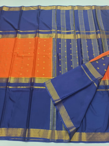 SEMI CREPE SILK SAREE (SPECIAL 20% DISCOUNT) - B S CHANNABASAPPA & SONS