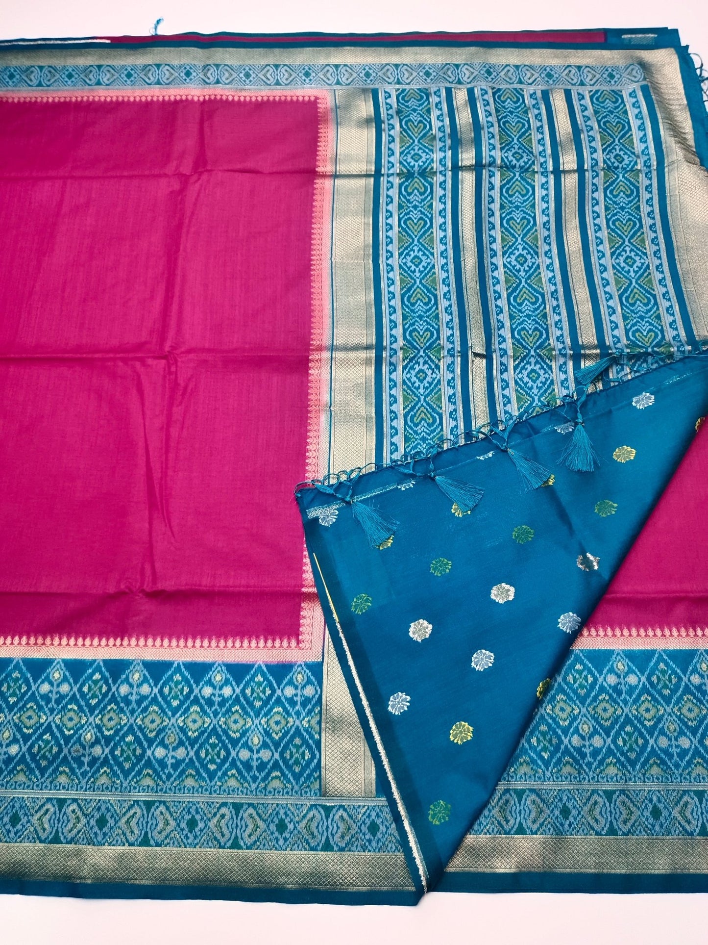 FANCY ART WORK SAREE (SPECIAL 30% DISCOUNT) - B S CHANNABASAPPA & SONS