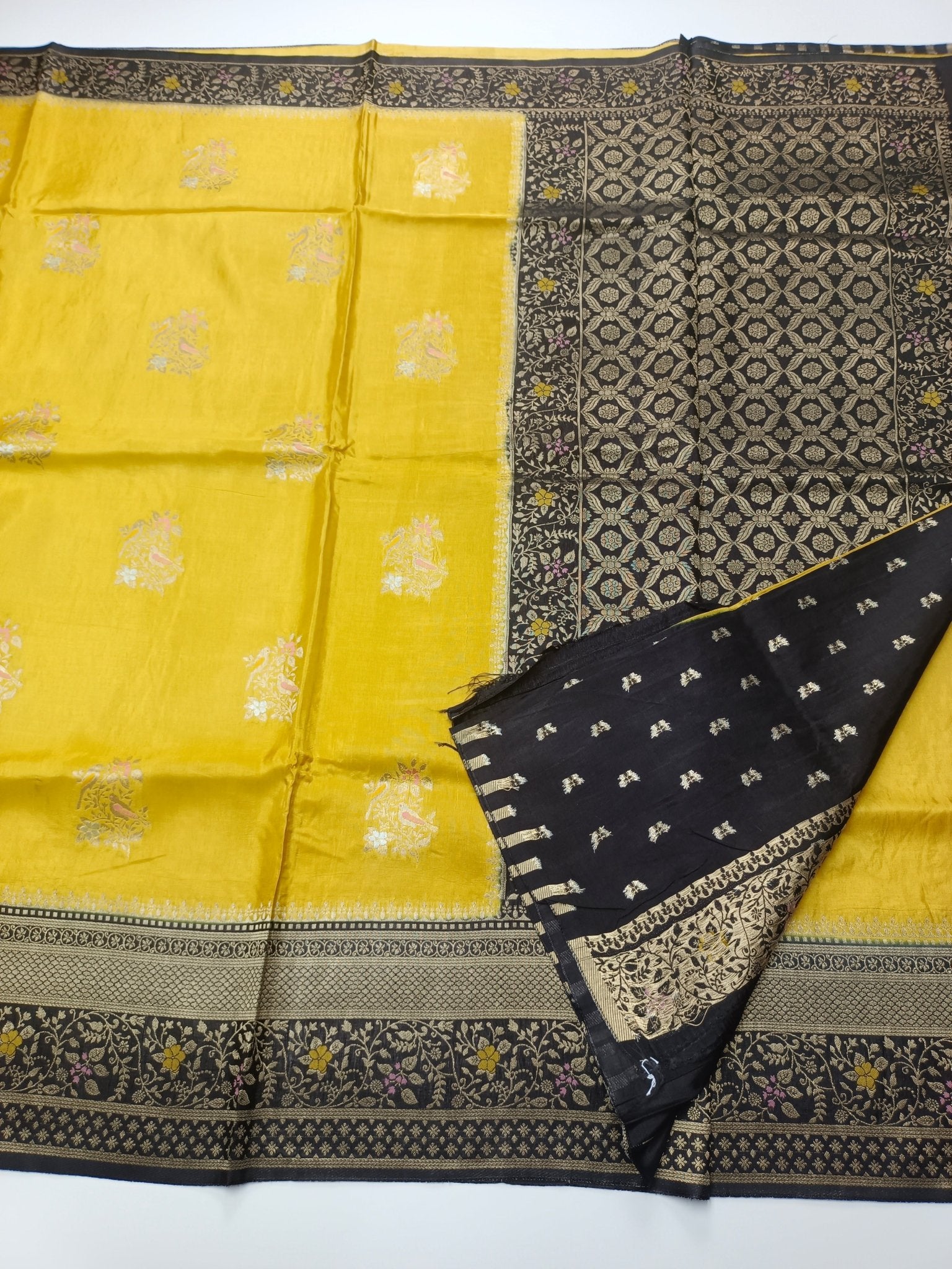 SEMI CREPE SILK SAREE (SPECIAL 20% DISCOUNT) - B S CHANNABASAPPA & SONS