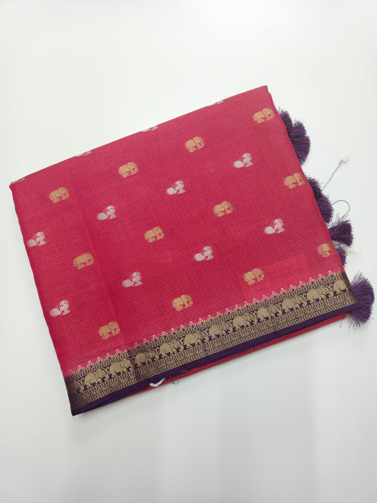 SEMI CREPE SILK SAREE (SPECIAL 20% DISCOUNT) - B S CHANNABASAPPA & SONS