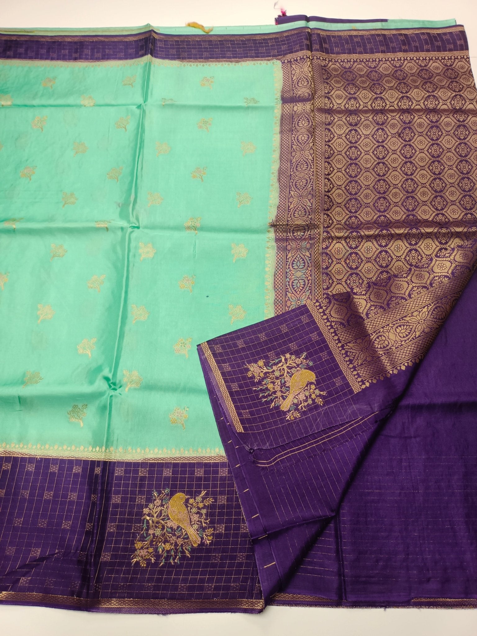 SEMI CREPE SILK SAREE (SPECIAL 20% DISCOUNT) - B S CHANNABASAPPA & SONS