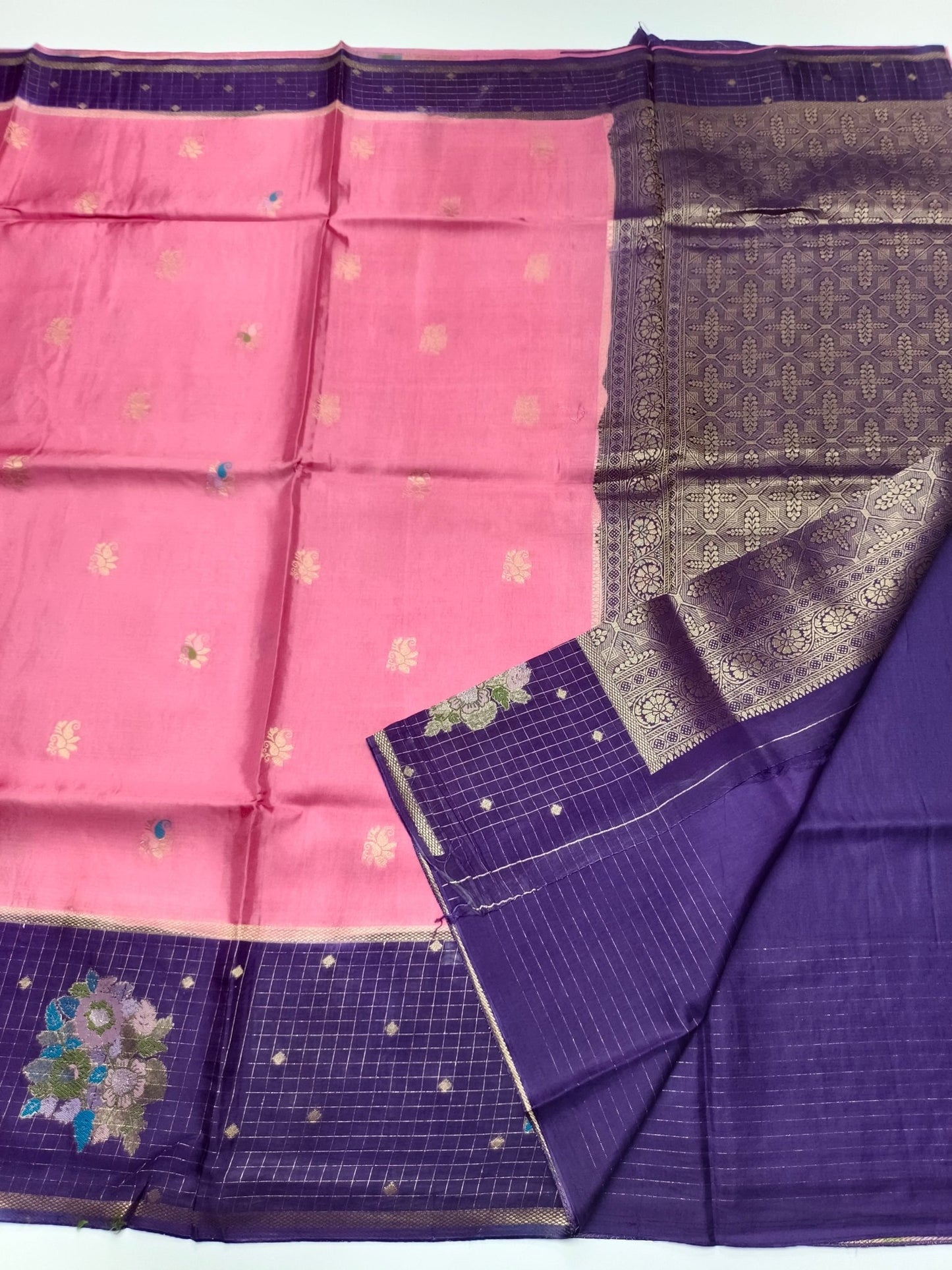 SEMI CREPE SILK SAREE (SPECIAL 20% DISCOUNT) - B S CHANNABASAPPA & SONS