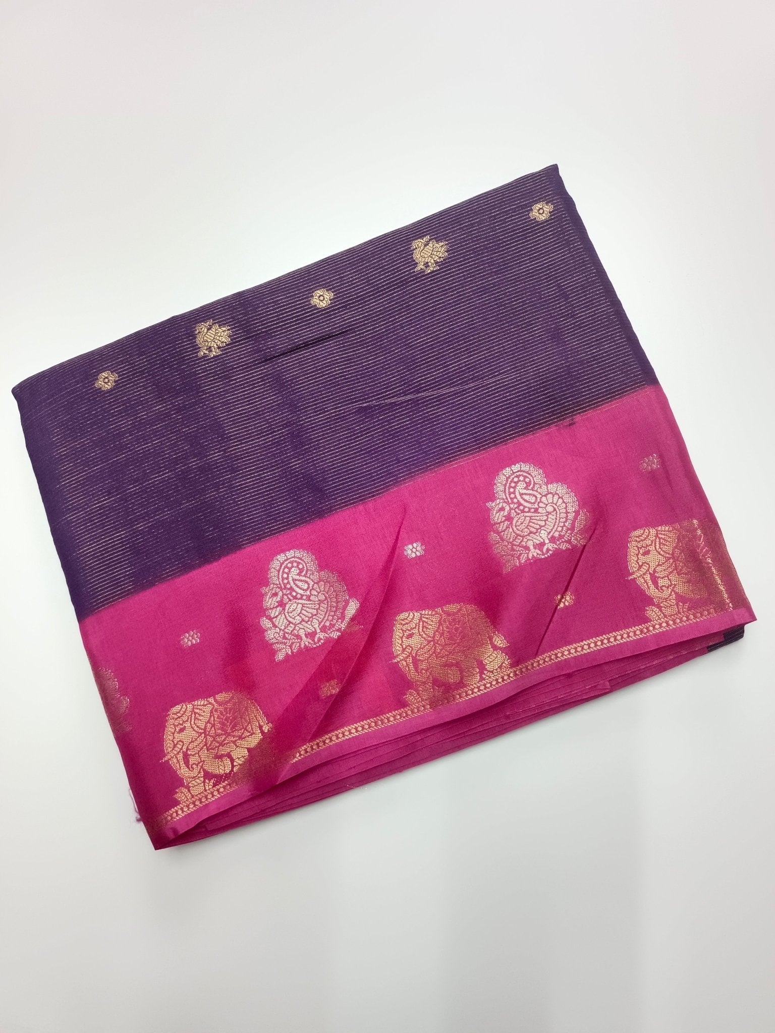 SEMI CREPE SILK SAREE (SPECIAL 20% DISCOUNT) - B S CHANNABASAPPA & SONS