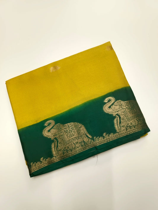 SEMI CREPE SILK SAREE (SPECIAL 20% DISCOUNT) - B S CHANNABASAPPA & SONS