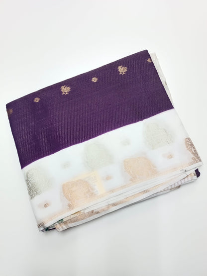 SEMI CREPE SILK SAREE (SPECIAL 20% DISCOUNT) - B S CHANNABASAPPA & SONS