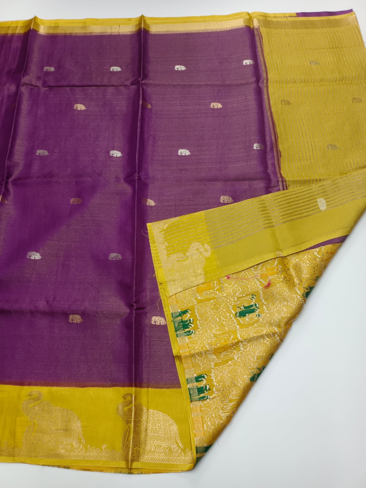 SEMI CREPE SILK SAREE (SPECIAL 20% DISCOUNT) - B S CHANNABASAPPA & SONS