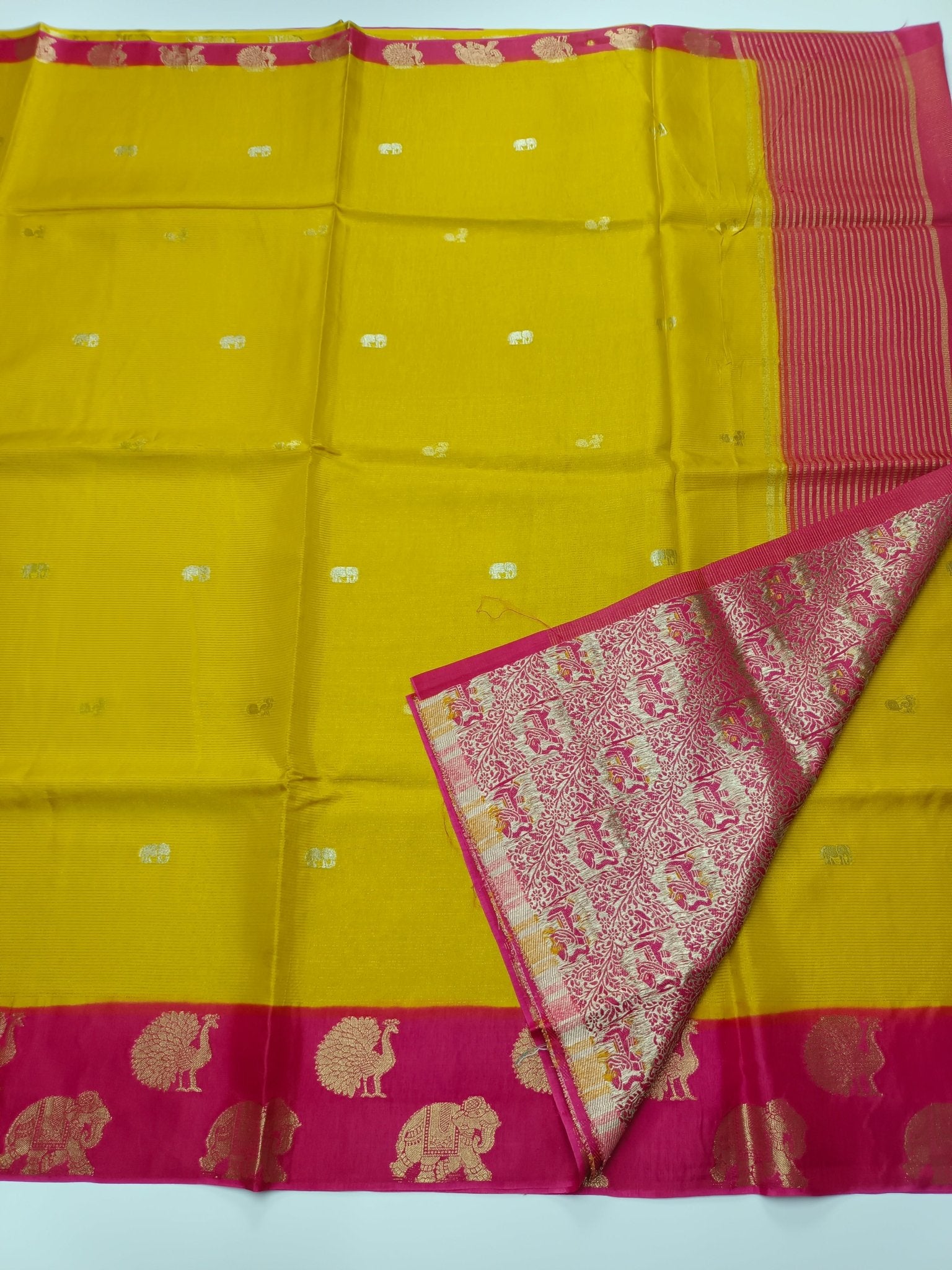 SEMI CREPE SILK SAREE (SPECIAL 20% DISCOUNT) - B S CHANNABASAPPA & SONS