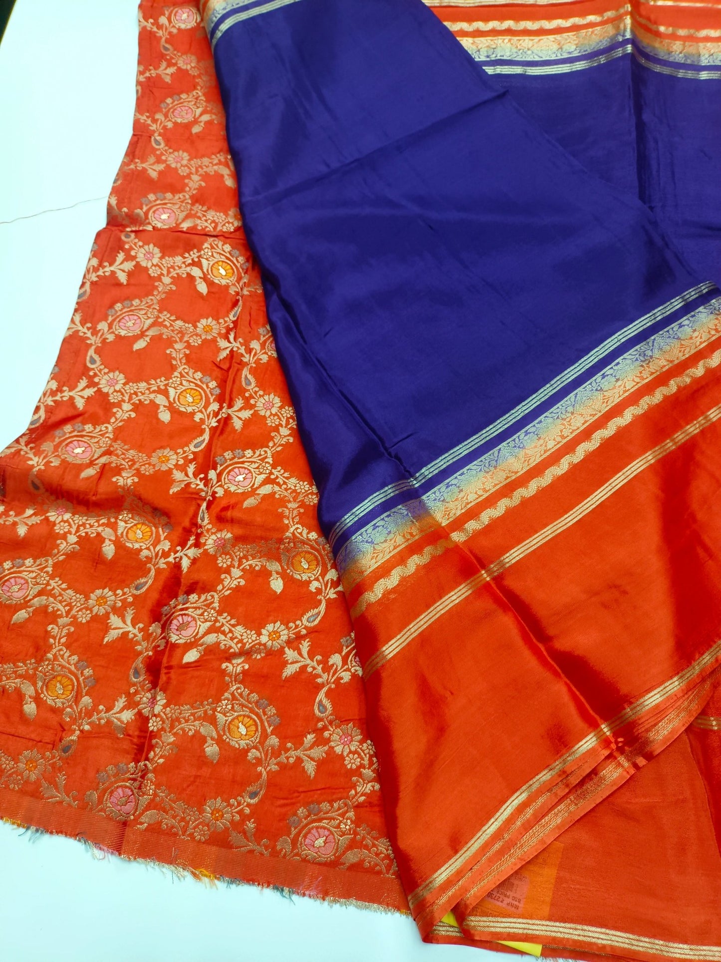 SEMI CREPE SILK SAREE (SPECIAL 20% DISCOUNT) - B S CHANNABASAPPA & SONS