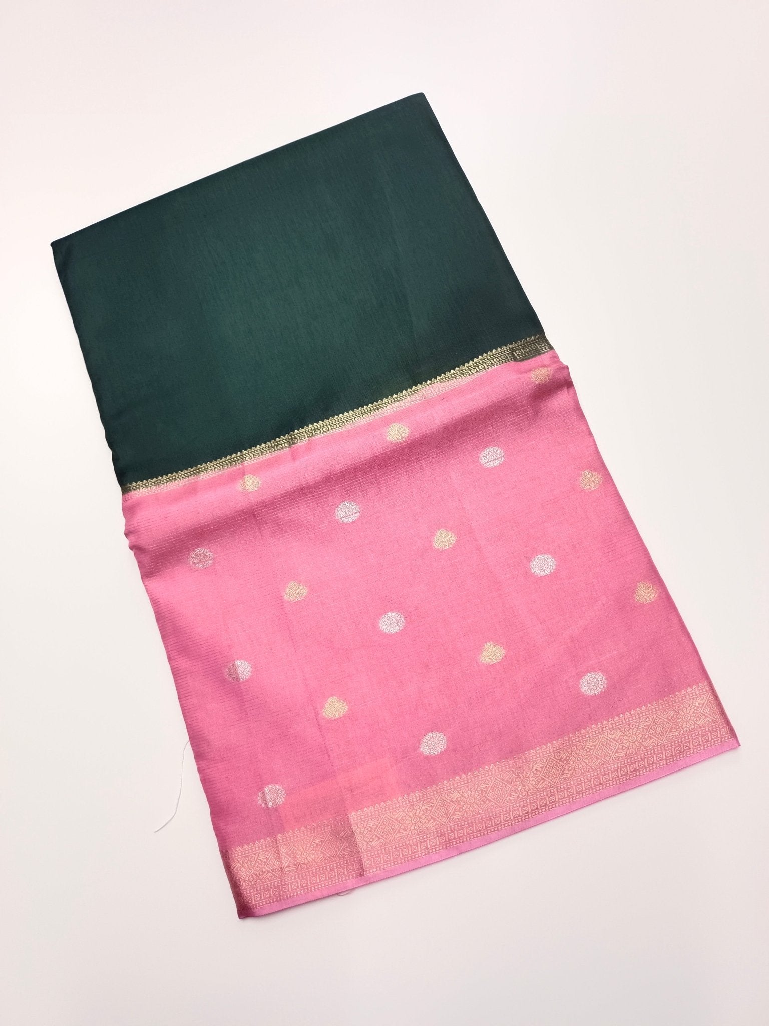 SEMI CREPE SILK SAREE (SPECIAL 20% DISCOUNT) - B S CHANNABASAPPA & SONS