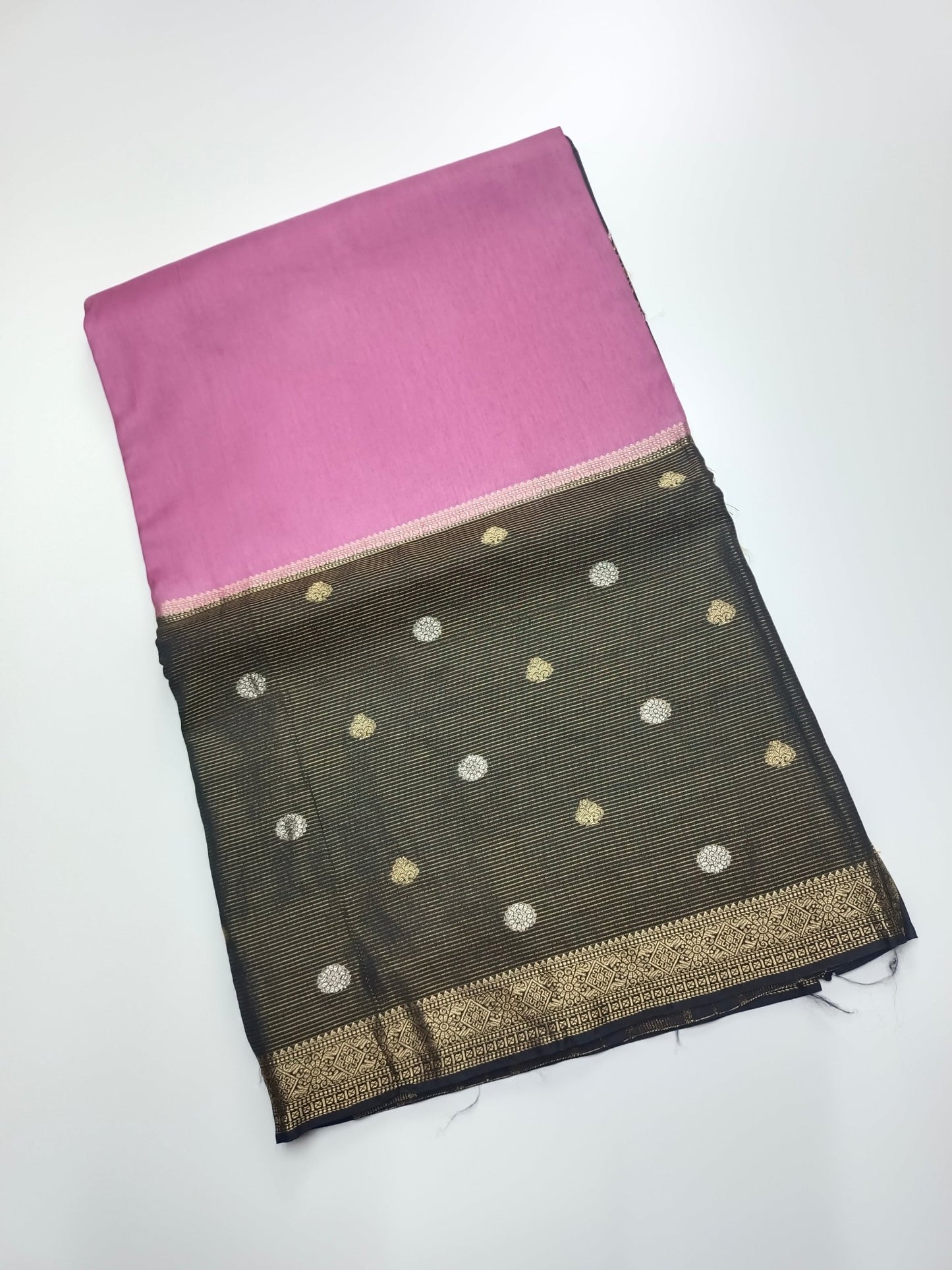 SEMI CREPE SILK SAREE (SPECIAL 20% DISCOUNT) - B S CHANNABASAPPA & SONS