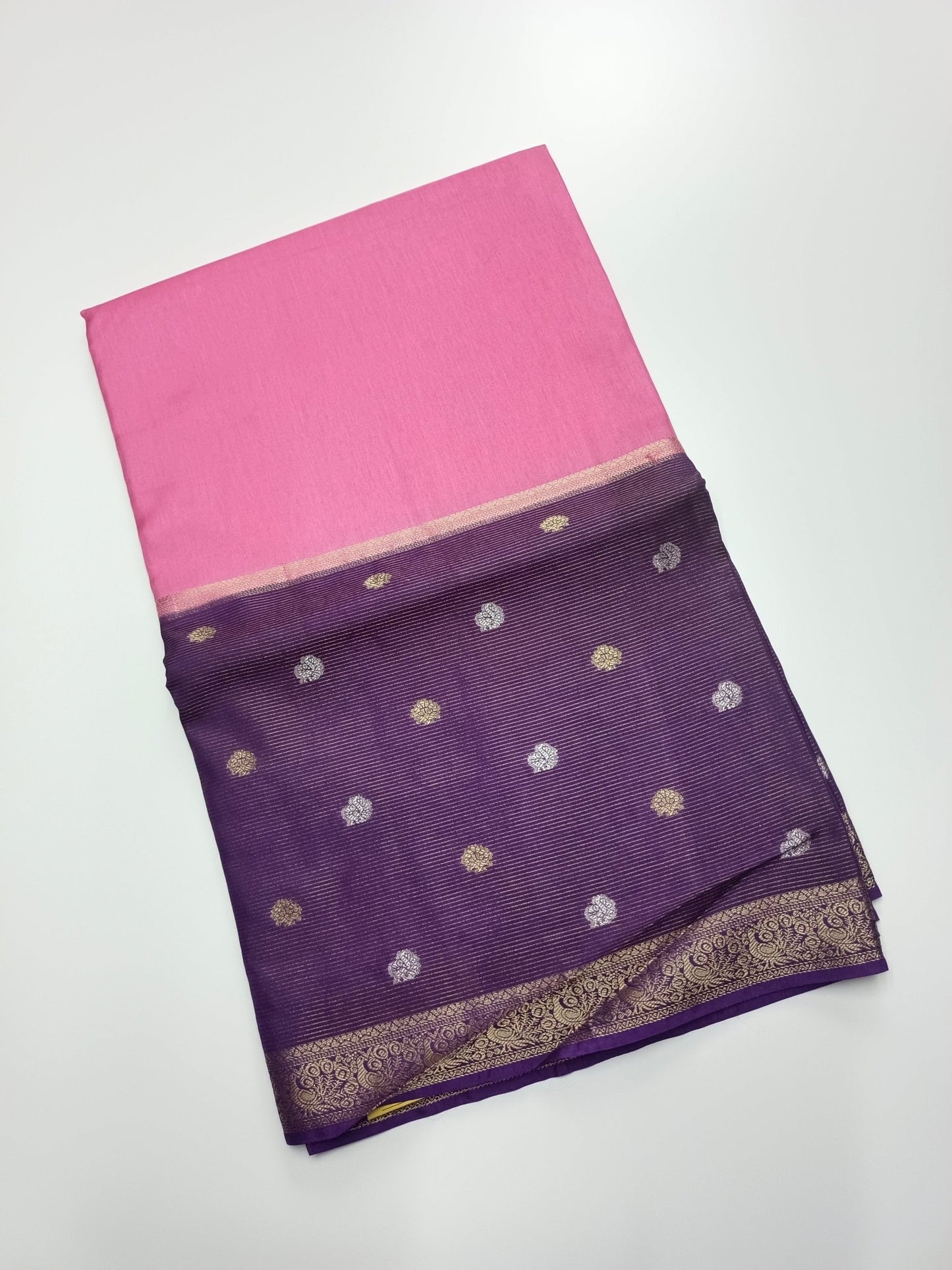SEMI CREPE SILK SAREE (SPECIAL 20% DISCOUNT) - B S CHANNABASAPPA & SONS